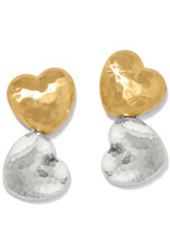 Trianon Heart Two Tone Post