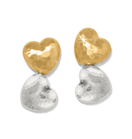 Trianon Heart Two Tone Post