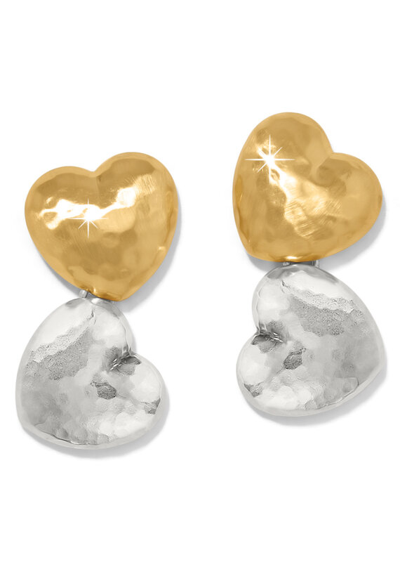 Trianon Heart Two Tone Post