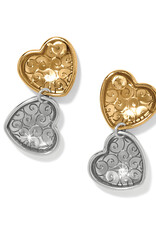 Trianon Heart Two Tone Post