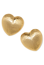 Trianon Heart Small Post in Gold