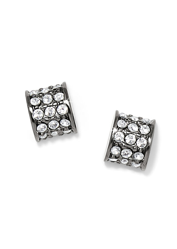 Meridian Post Earring in Hematite