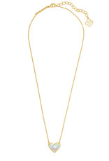 KENDRA SCOTT Ari Heart Gold Necklace