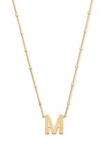 KENDRA SCOTT Letter Pendant Necklace
