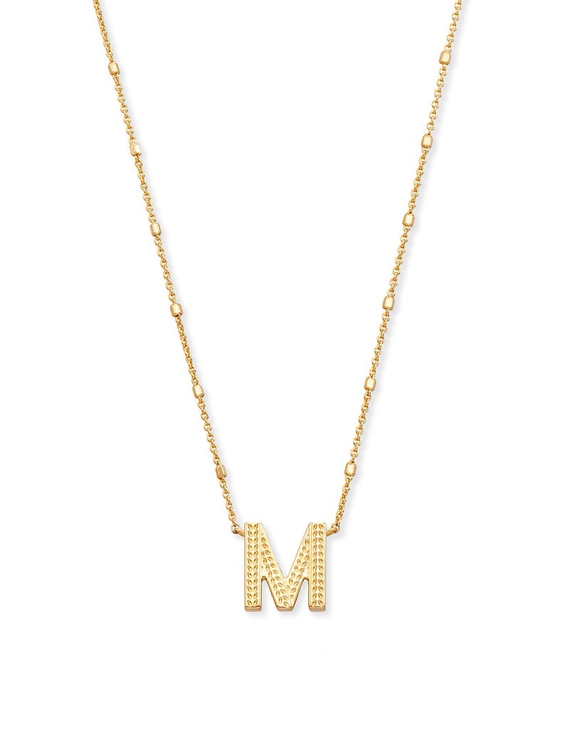KENDRA SCOTT Letter Pendant Necklace
