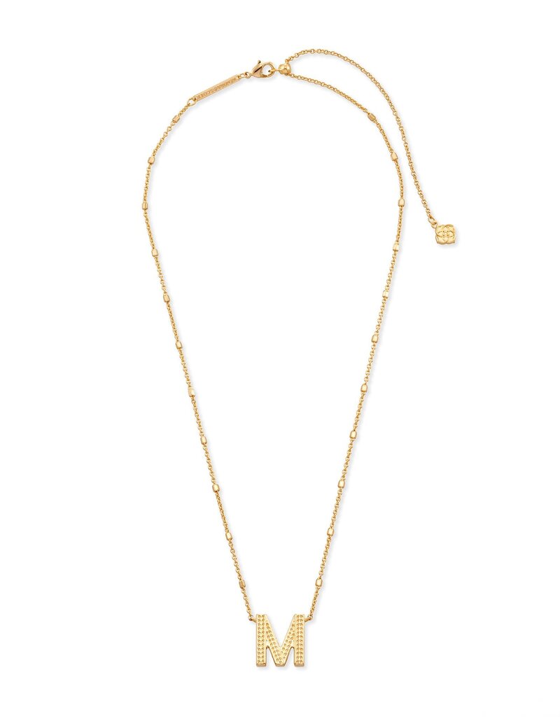 KENDRA SCOTT Letter Pendant Necklace