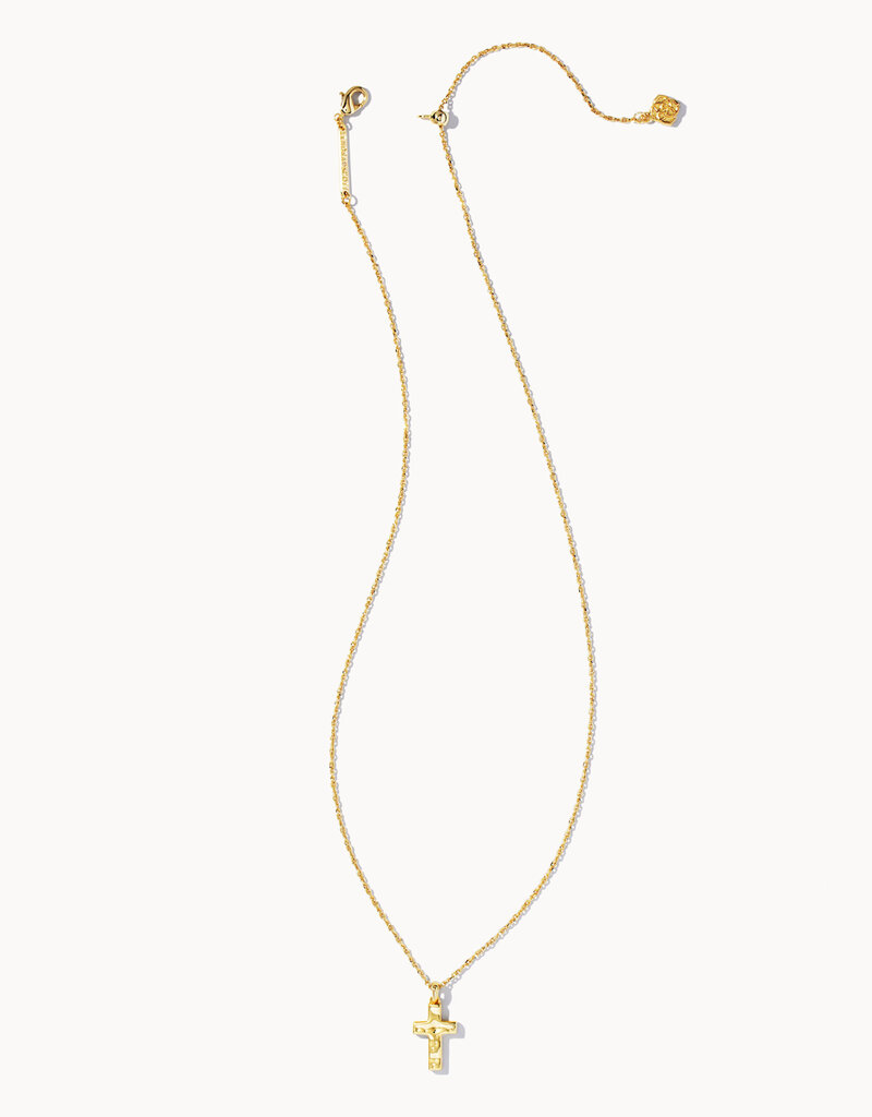 KENDRA SCOTT Metal Cross Pendant Necklace