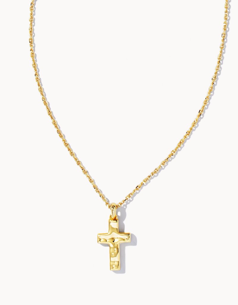 KENDRA SCOTT Metal Cross Pendant Necklace