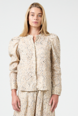 J.HOFFMAN'S Lilium Metallic Linen Shirt - Snake