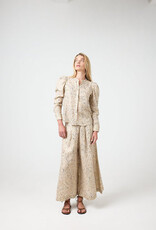 J.HOFFMAN'S Lilium Metallic Linen Shirt - Snake