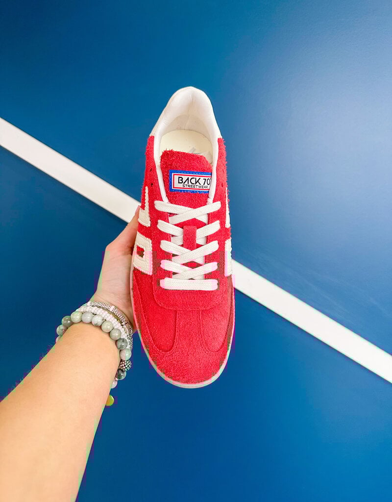 J.HOFFMAN'S Back70 Boston Sneaker - Red