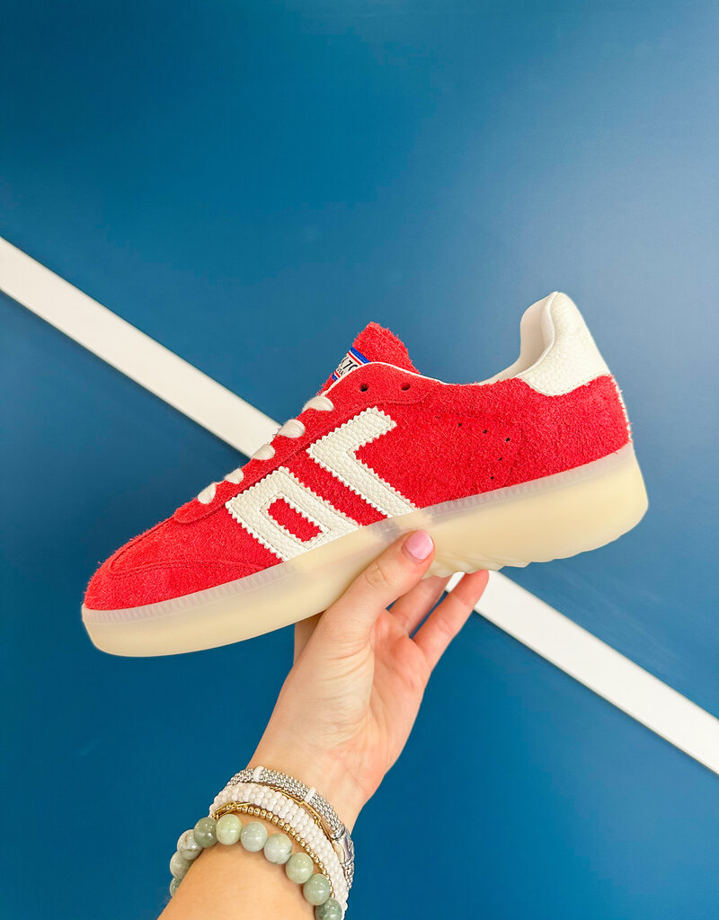 J.HOFFMAN'S Back70 Boston Sneaker - Red