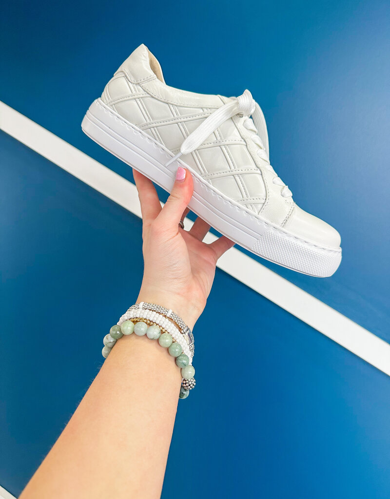 J.HOFFMAN'S Yashi Sneaker - White Nappa