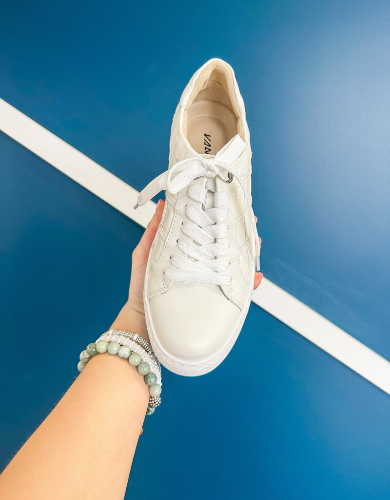 J.HOFFMAN'S Yashi Sneaker - White Nappa