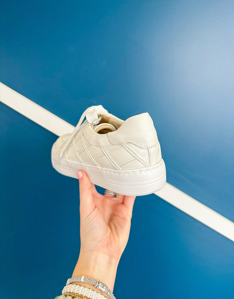 J.HOFFMAN'S Yashi Sneaker - White Nappa