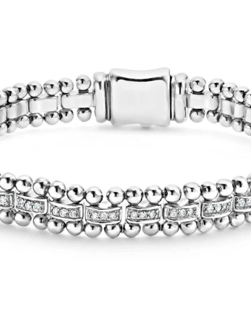 LAGOS Caviar Spark Diamond Link Bracelet