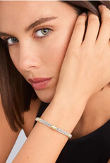 LAGOS Signature Caviar Triple Diamond Station Caviar Bracelet | 6mm