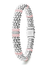 LAGOS Pink Caviar Single Station Diamond Caviar Bracelet | 9mm