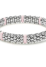 LAGOS Pink Caviar Single Station Diamond Caviar Bracelet | 9mm
