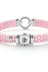 LAGOS Pink Caviar Ceramic Diamond Circle Bracelet | 9mm