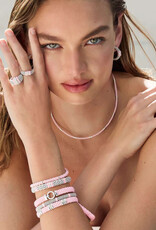 LAGOS Pink Caviar Ceramic Diamond Circle Bracelet | 9mm