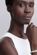 LAGOS Caviar Lux Two-Tone Five Ring Diamond Caviar Bracelet | 9mm