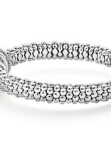 LAGOS Caviar Lux Two-Tone Five Ring Diamond Caviar Bracelet | 9mm