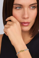 LAGOS Signature Caviar Two-Tone Interlocking Link Bracelet