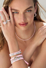 LAGOS Pink Caviar Three Station Diamond Caviar Bracelet | 9mm