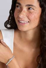 LAGOS Caviar Lux Two-Tone Five Ring Diamond Caviar Bracelet | 6mm