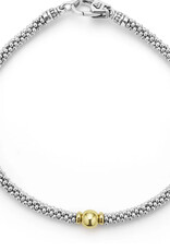 LAGOS Signature Caviar Two-Tone Station Bracelet | 3mm