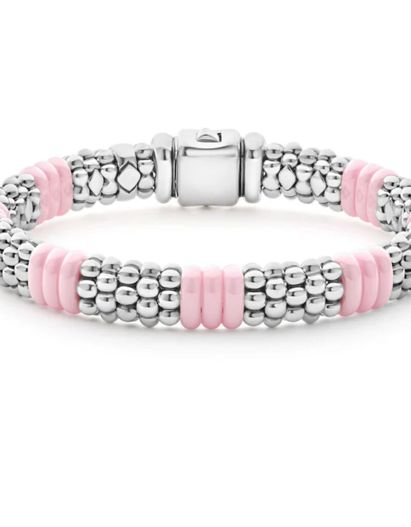 LAGOS Pink Caviar Pink Ceramic Caviar Beaded Bracelet | 9mm