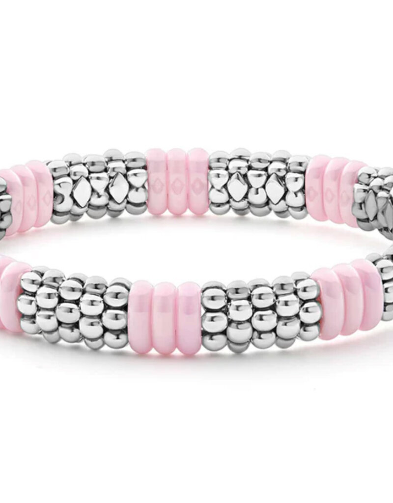 LAGOS Pink Caviar Pink Ceramic Caviar Beaded Bracelet | 9mm
