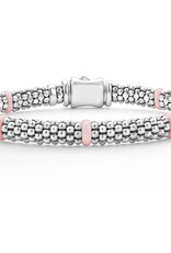 LAGOS Signature Caviar Pink Caviar Ceramic Station Caviar Bracelet | 6mm