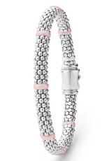 LAGOS Signature Caviar Pink Caviar Ceramic Station Caviar Bracelet | 6mm
