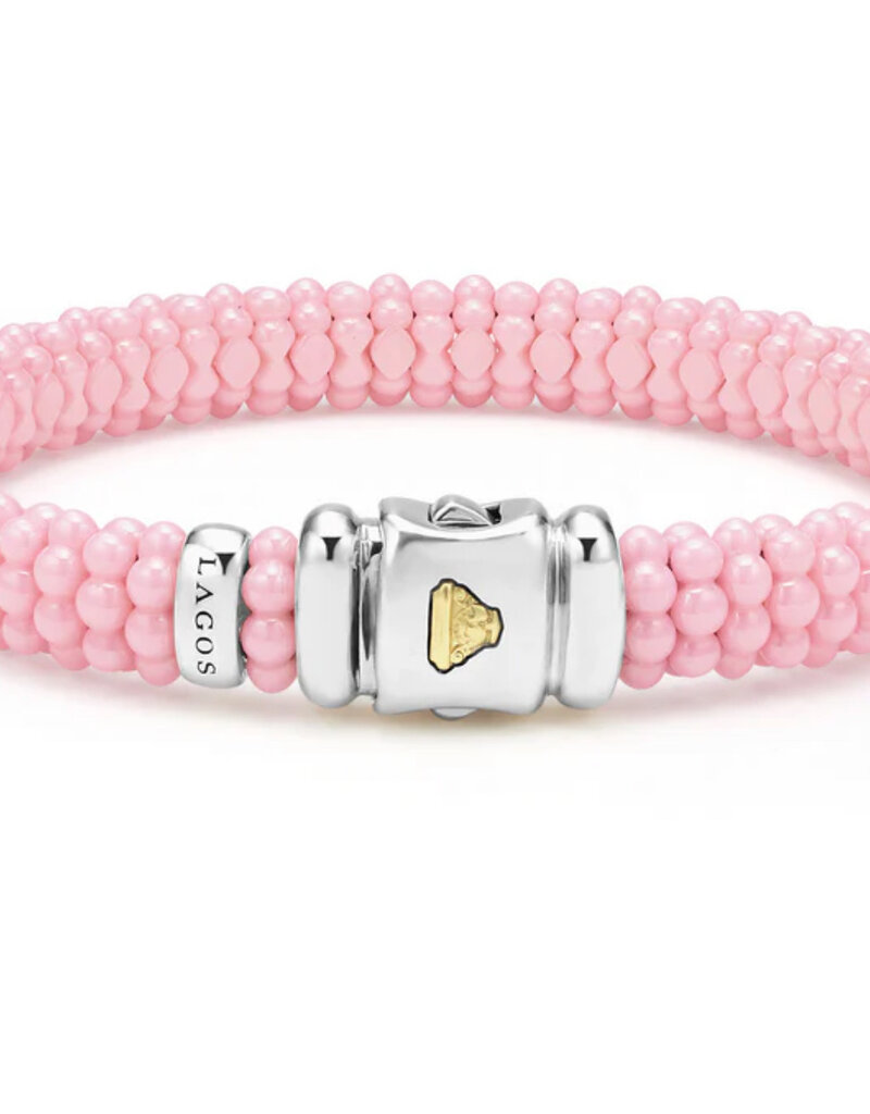 LAGOS Pink Caviar Ceramic Beaded Bracelet | 9mm