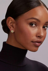 LAGOS Embrace Two-Tone X Omega Clip Earrings