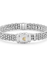 LAGOS Caviar Lux Diamond Single Station Diamond Caviar Bracelet 9mm