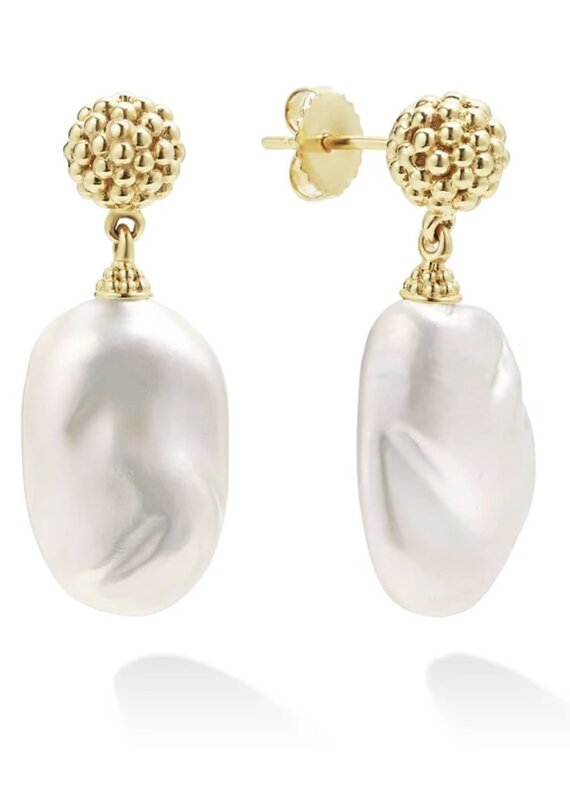 LAGOS Luna Baroque Pearl Drop Earring