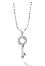 LAGOS Caviar Spark Key Diamond Pendant Necklace
