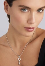 LAGOS Caviar Spark Key Diamond Pendant Necklace