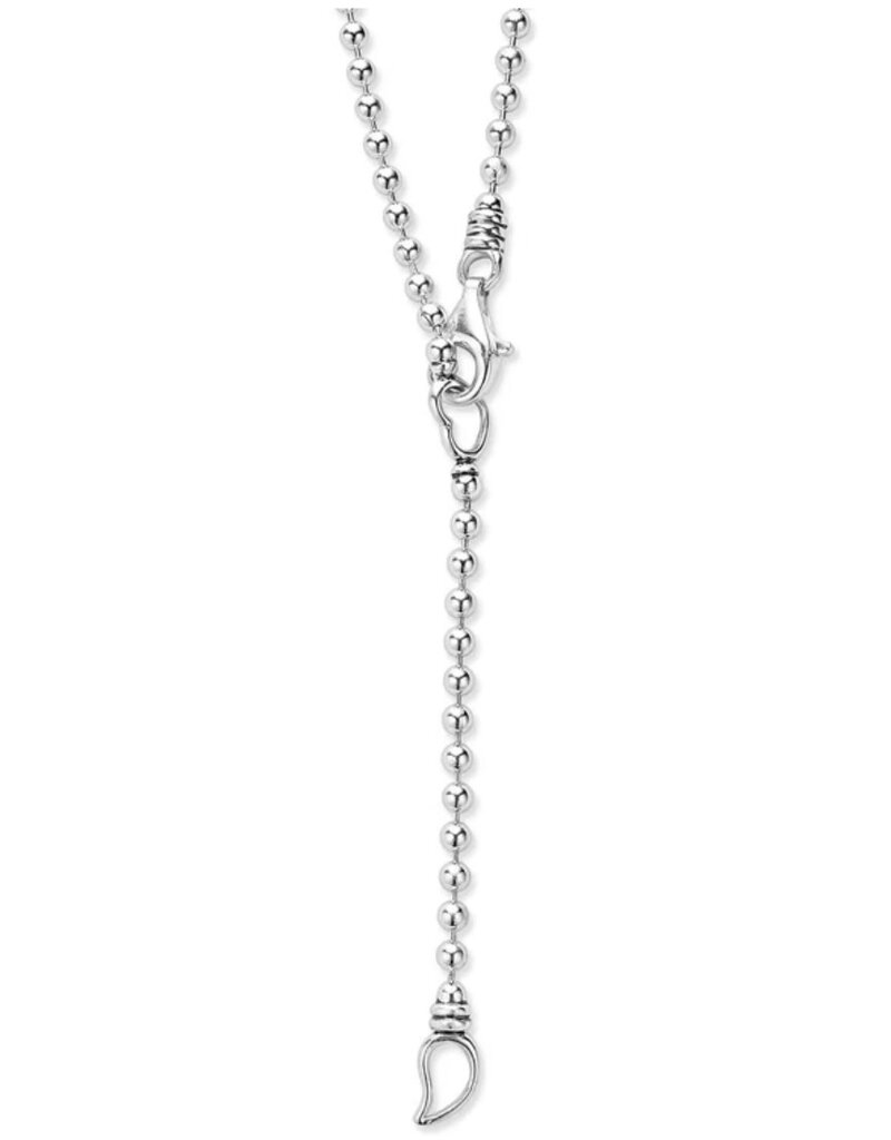 LAGOS Caviar Spark Key Diamond Pendant Necklace