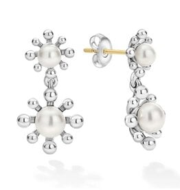 LAGOS Luna Fleur Pearl Drop Earrings