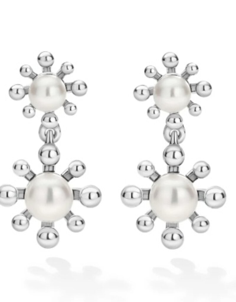 LAGOS Luna Fleur Pearl Drop Earrings