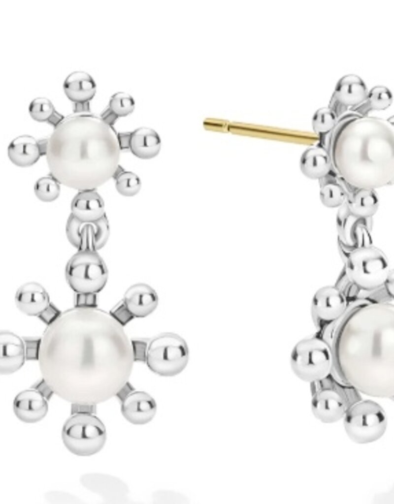LAGOS Luna Fleur Pearl Drop Earrings