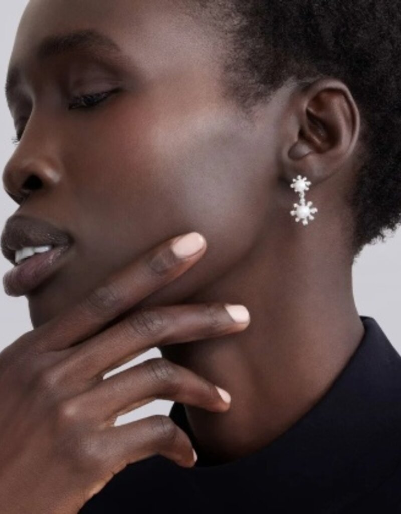 LAGOS Luna Fleur Pearl Drop Earrings