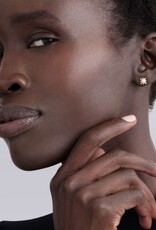 LAGOS Luna 18K Gold Fleur Pearl Stud Earrings