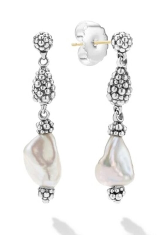 LAGOS Luna Keshi Pearl Drop Earrings