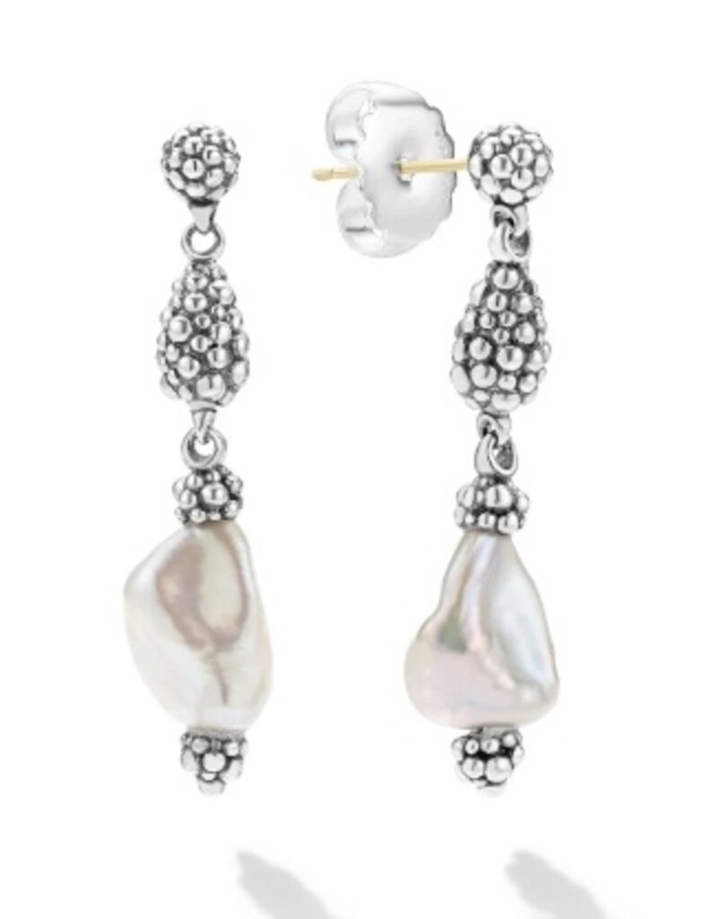 LAGOS Luna Keshi Pearl Drop Earrings