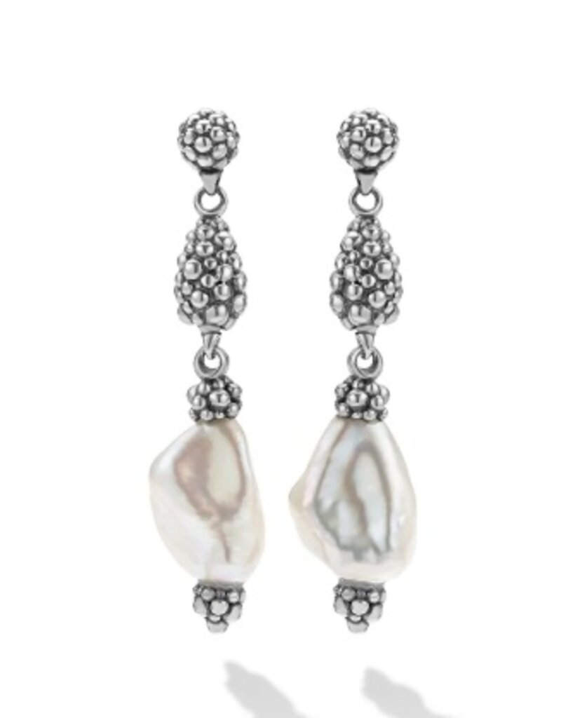 LAGOS Luna Keshi Pearl Drop Earrings
